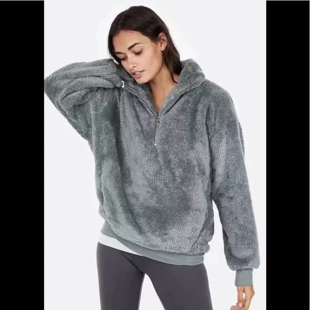 Express fleece quarter zip sweatshirt